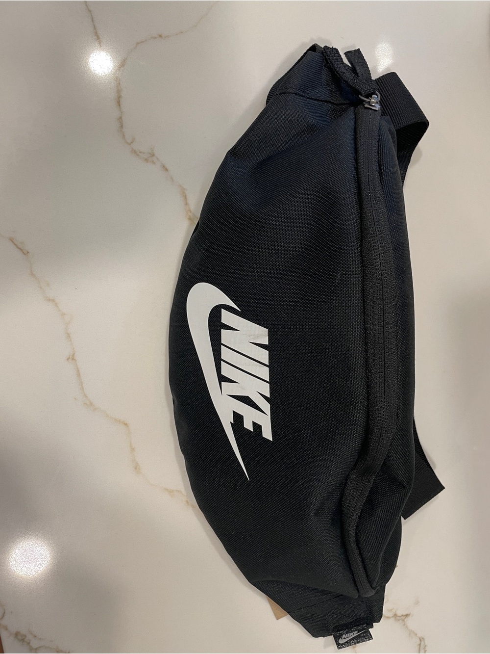 Nike Black Waist Pack with White Swoosh - Picture 3 of 6